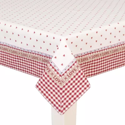 Clayre & Eef 150x150 Tischdecke Cheltenham With Love from Switzerland