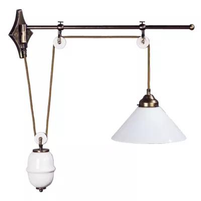 Schöne Wandleuchte 58cm