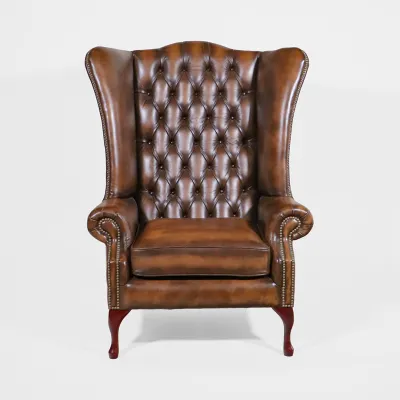 Chesterfield Big Queen Anne Chair