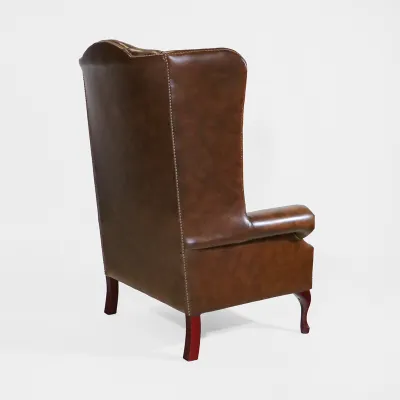 Chesterfield Big Queen Anne Chair