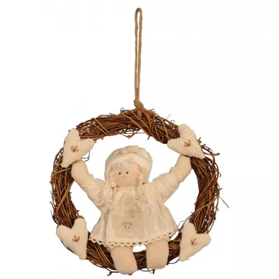 Clayre & Eef Schöner Kranz "Girl" Ø26cm