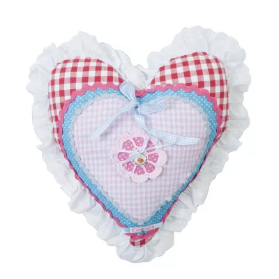 Clayre & Eef Kissen Herz 37*37cm