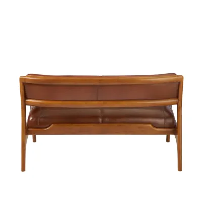 Vintage-Stil Ledersofa 