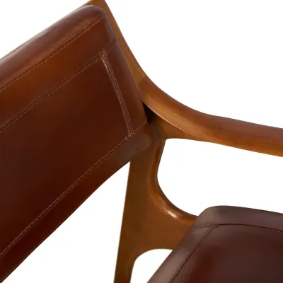 Vintage-Stil Ledersofa 