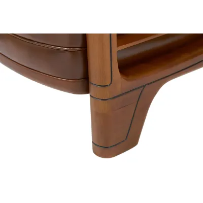 Clubsofa "Riviera" in Braun