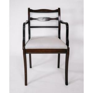 Eleganter Armchair aus Mahagoni im regency-stil