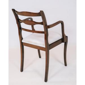 Eleganter Armchair aus Mahagoni im regency-stil