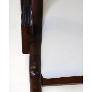 Eleganter Armchair aus Mahagoni im regency-stil