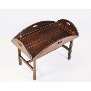 Antiker buttlers table mit abnehmbarer Tischplatte mit klapfunktion