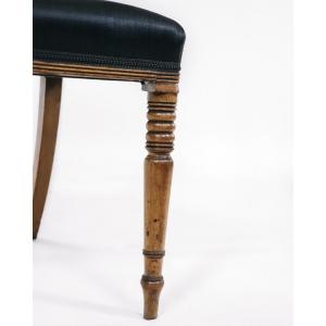 Set aus 4 Stühlen im regency stil mit rope back