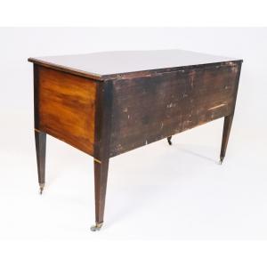Elegantes Ladies Desk aus Mahagoni mit aufwendigen Bandintarsien