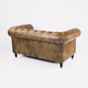 "Cornwall Classic" 2-Sitzer Original englisches Chesterfield Sofa - Sofort lieferbar