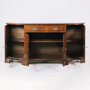 Elegantes 4-door Sideboard aus Mahagoni mit wunderschönen Bandintarsien