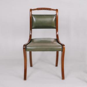 6er Satz Stühle aus Mahagoni, Vintage Regency Style