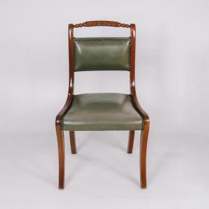 6er Satz Stühle aus Mahagoni, Vintage Regency Style