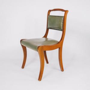 6er Satz Stühle aus Mahagoni, Vintage Regency Style