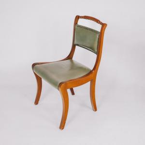 6er Satz Stühle aus Mahagoni, Vintage Regency Style