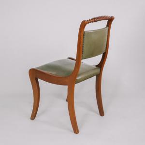 6er Satz Stühle aus Mahagoni, Vintage Regency Style