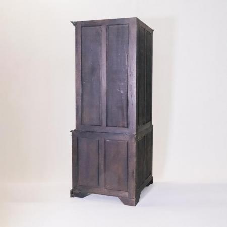 Großer vintage Cornercupboard mit zwei Türen aus Eibenholz