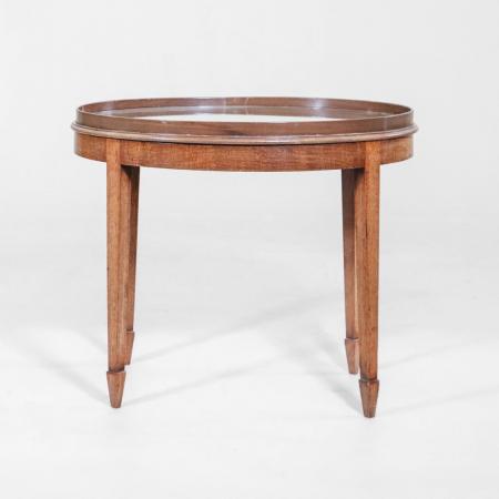 Serviertischchen mit herausnehmbarem Tablett, Beistelltisch, Sofatisch