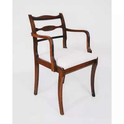 Eleganter Armchair aus Mahagoni im regency-stil