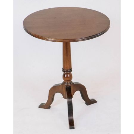 Antiker runder Tisch / Tripod Winetable, Salontable aus Mahagoni