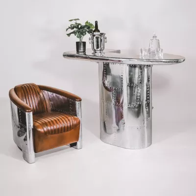 Art Déco "D. Clipper Klein" Alu Bar
