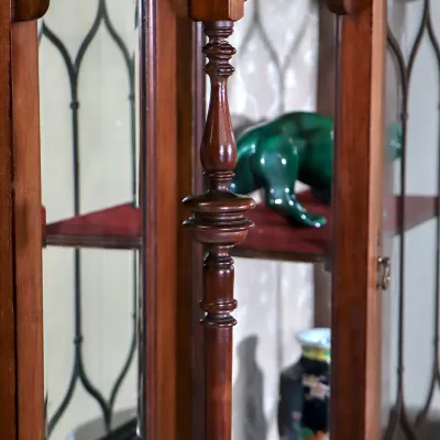 Fine Edwardian Mahogany & Satinwood Buffet
