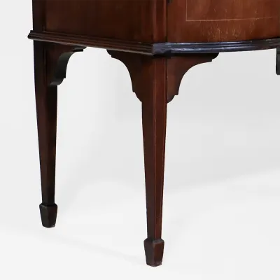 Fine Edwardian Mahogany & Satinwood Buffet