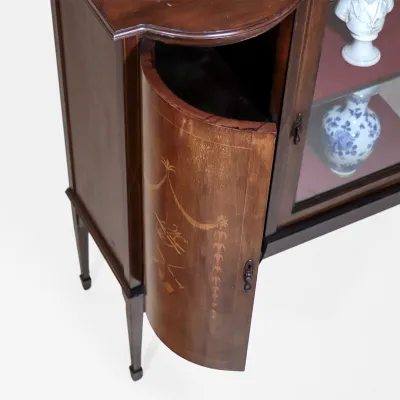 Fine Edwardian Mahogany & Satinwood Buffet