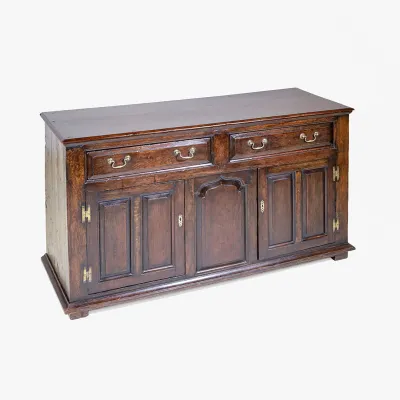 Antikes englisches Eichen-Sideboard im Landhausstil – Welsh Dresser Base, 19. Jahrhundert