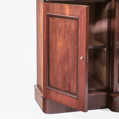 Early Victorian 3 Door Breakfront Bookcase