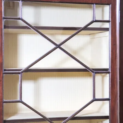 Early Victorian 3 Door Breakfront Bookcase
