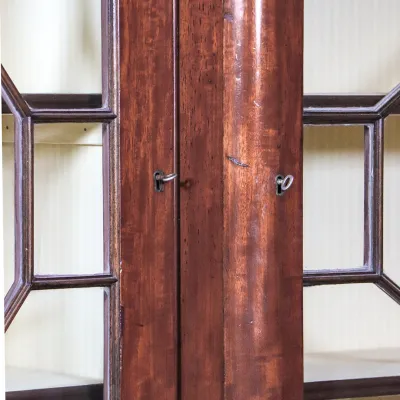 Early Victorian 3 Door Breakfront Bookcase