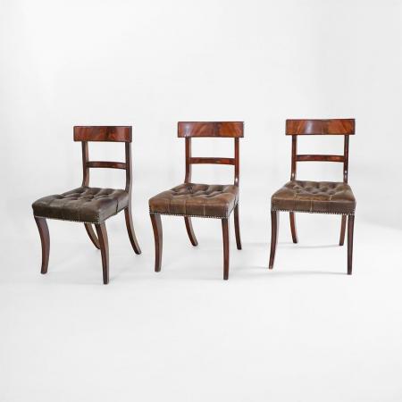 8 antike Regency Style Esszimmerstühle