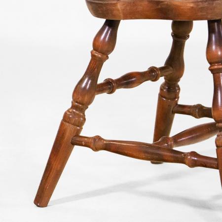 Antike viktorianische Windsor-Stühle aus Esche und Ulme, ca. 1900 – Klassisches Stickback-Design, Landhausstil Esszimmerstühle mit Spindellehne.