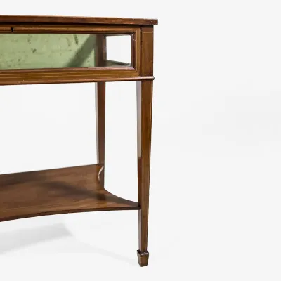 Antike Mahagoni Glasvitrine