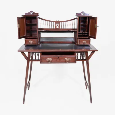 Englischer Jugendstil Schreibtisch um 1910