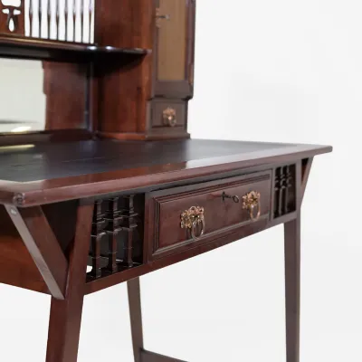 Englischer Jugendstil Schreibtisch um 1910