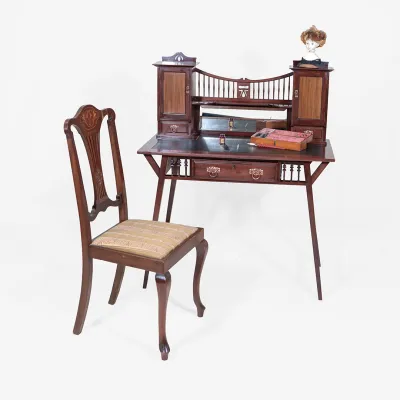 Englischer Jugendstil Schreibtisch um 1910