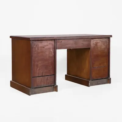 Edwardian Pedestal Desk