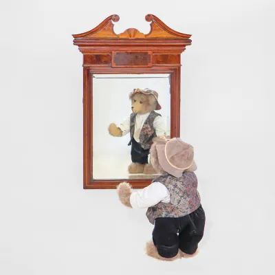 Georgian Mahagoni Spiegel