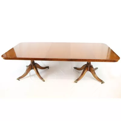 Antiker ausziehbarer Esstisch / Extending Dining Table, sehr groß, Mahagoni, ca. 19 Jh.