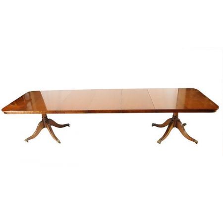 Antiker ausziehbarer Esstisch / Extending Dining Table, sehr groß, Mahagoni, ca. 19 Jh.