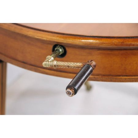 Ovaler Esstisch Antik Stil Eibe bis 250 cm ausziehbar