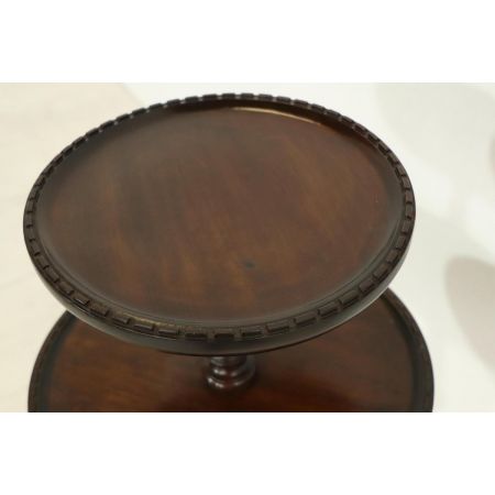 Antiker englischer Dumb Waiter, Mahagoni, ca. 1840