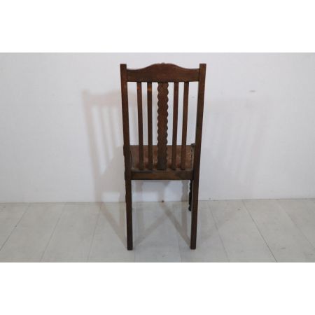 Antiker Landhaus Stuhl aus England, einzeln, Mahagoni, ca. 1870