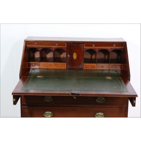 Antiker Mahagoni Sekretär aus England, ca. 1820