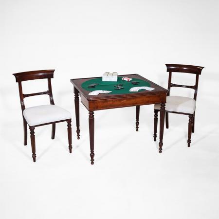 Antiker Mahagoni Spieltisch