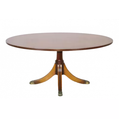 Sofatisch/ coffetable mit feinen Intarsien und Säbelbeinen